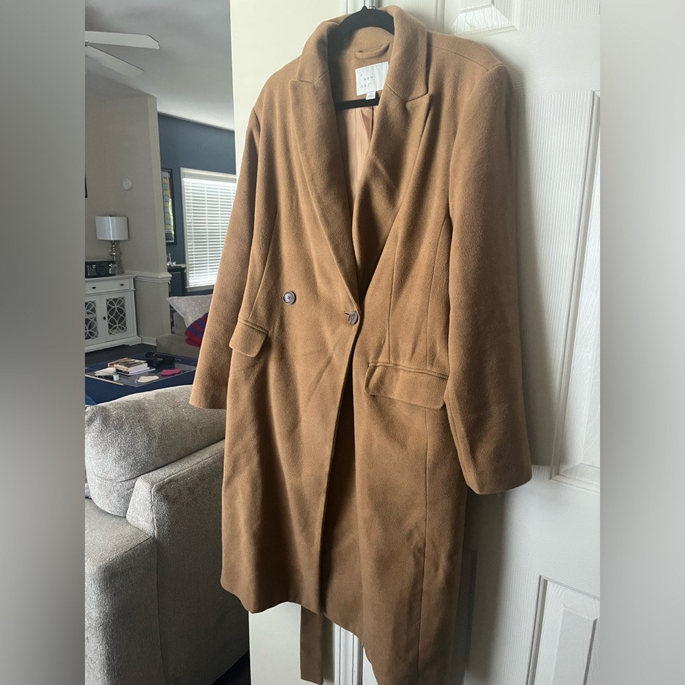a new day Classic Brown Trench Coat